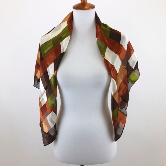 Oscar de la Renta Accessories - Oscar de la Renta Designer Scarf Silk